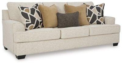Heartcort Sofa - Beige Stationary Sofa modern furniture Contempo Furniture