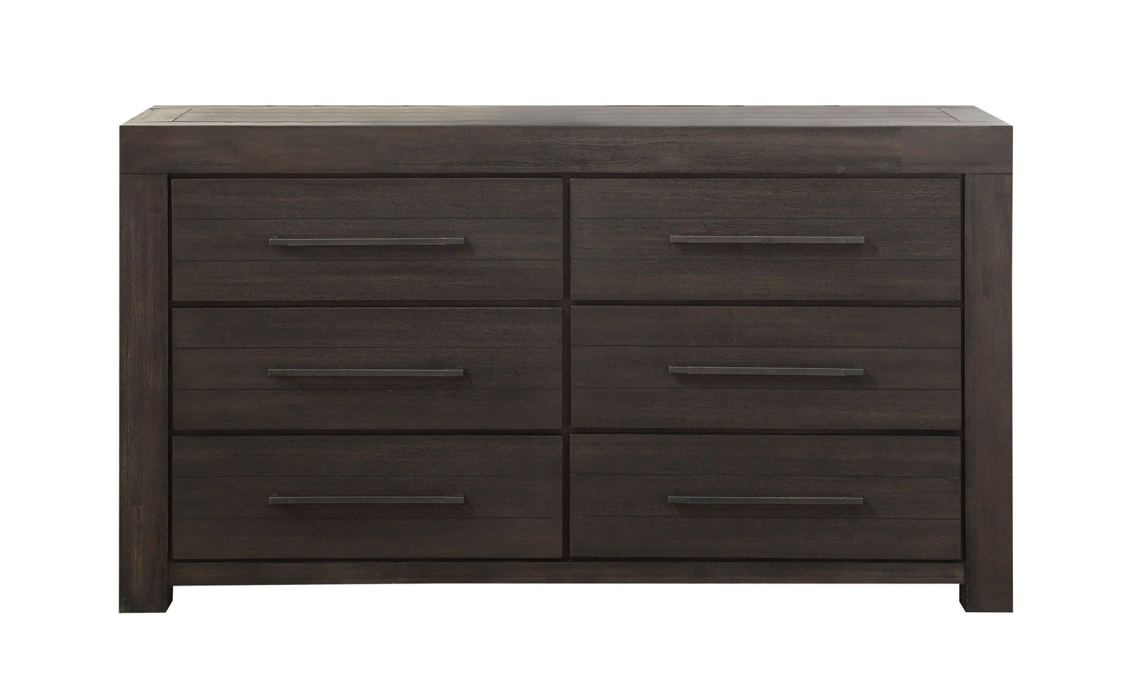 Heath Six Drawer Dresser in Basalt Grey Dresser modern furniture Contempo Furniture