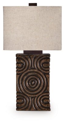 Heathbury Table Lamp - Dark Brown | Ashley Furniture