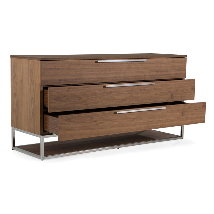 Helenora  Modern Walnut Dresser
