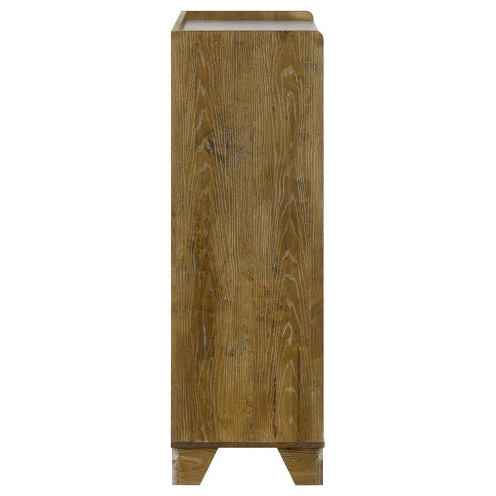 Henderson - 5 - Drawer Bedroom Chest Of Drawers - Medium Oak Accent Chest modern furniture Contempo Furniture
