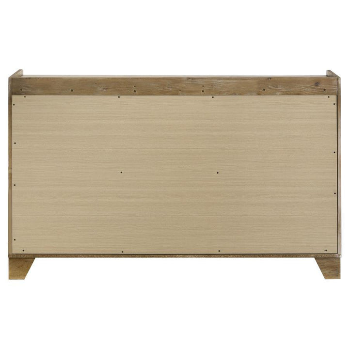 Henderson - 6 - Drawer Bedroom Dresser Cabinet - Medium Oak Dressers modern furniture Contempo Furniture