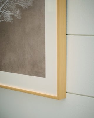Hendridge Wall Art (Set of 3) - Light Brown Framed Print Set modern furniture Contempo Furniture
