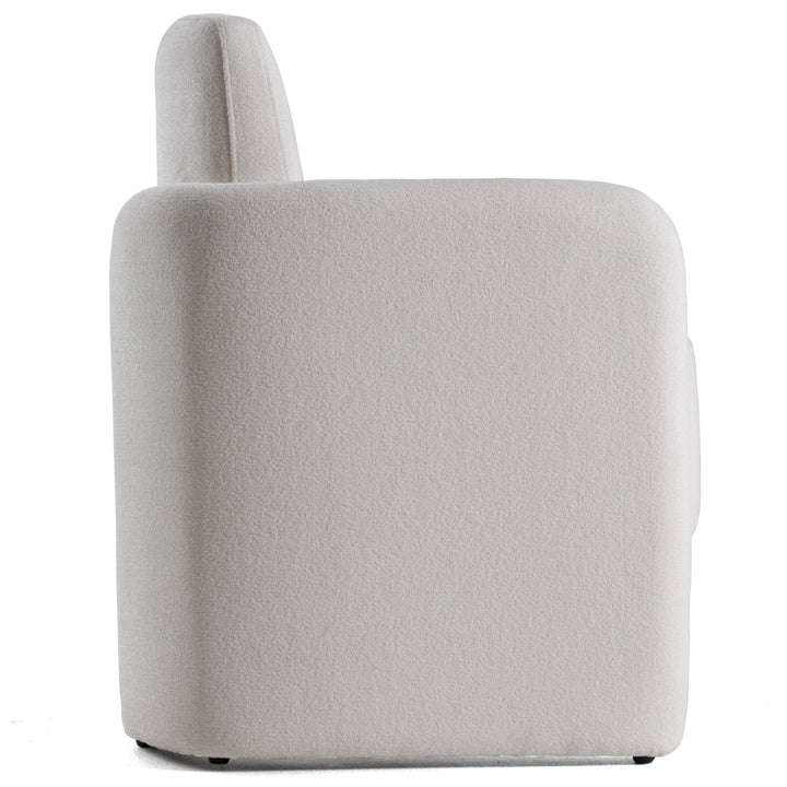 Hermosa - Modern White Fabric Dining Chair