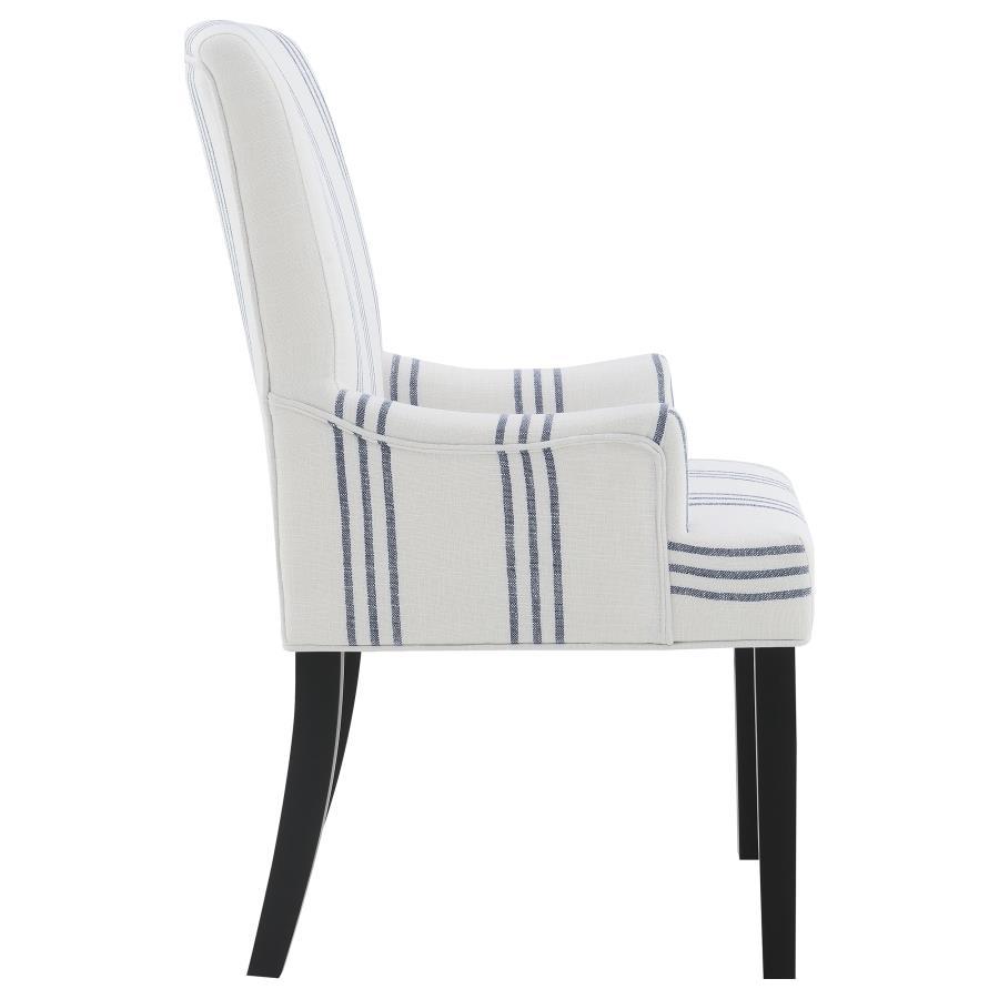 Herran - Upholstered Arm Chair - Beige Arm Chair modern furniture Contempo Furniture