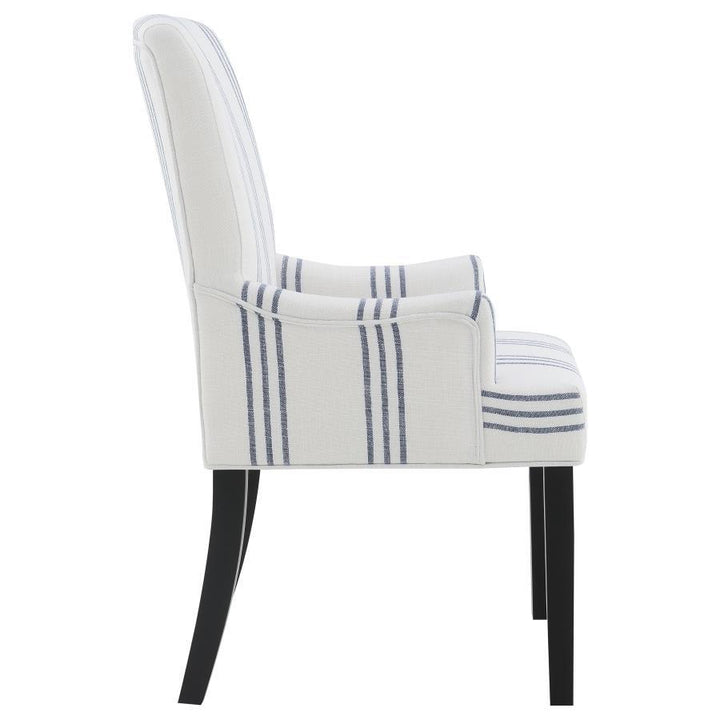 Herran - Upholstered Arm Chair - Beige Arm Chair modern furniture Contempo Furniture
