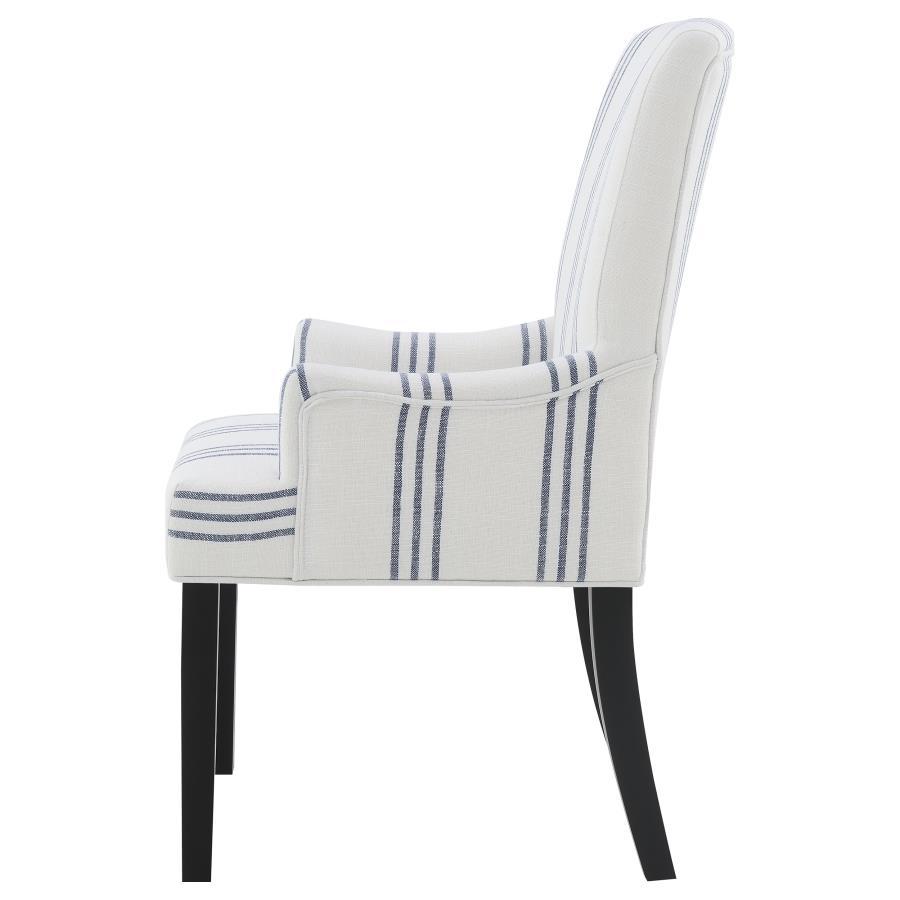 Herran - Upholstered Arm Chair - Beige Arm Chair modern furniture Contempo Furniture
