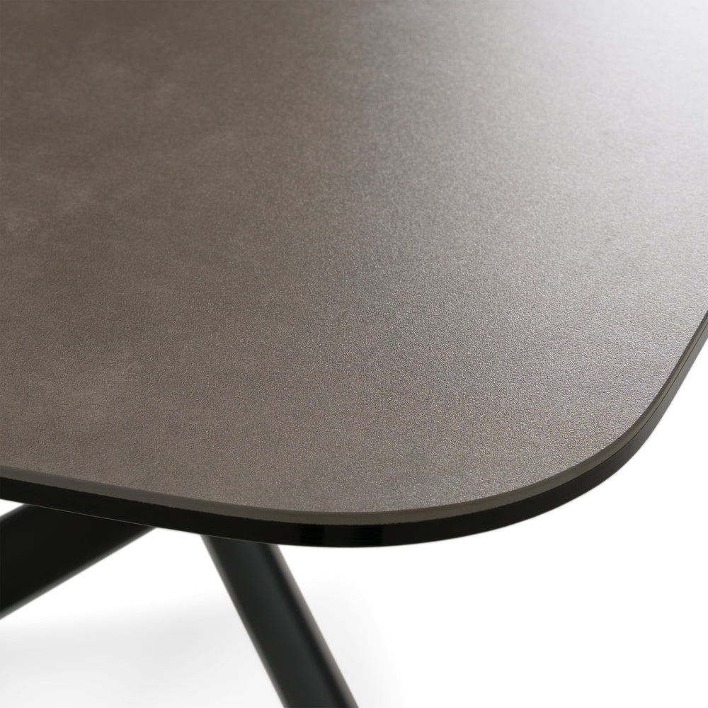 Herzog - Modern Grey Ceramic Dining Table - View 10