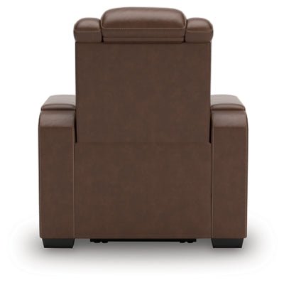High Impact Power Recliner - Dark Brown Reclining Chair modern furniture Contempo Furniture