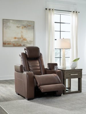 High Impact Power Recliner - Dark Brown Reclining Chair modern furniture Contempo Furniture