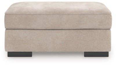 High Profile Ottoman - Beige Upholstered Ottoman modern furniture Contempo Furniture