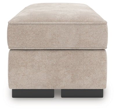 High Profile Ottoman - Beige Upholstered Ottoman modern furniture Contempo Furniture
