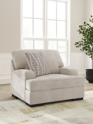 High Profile Oversized Chair - Beige Arm Chair modern furniture Contempo Furniture