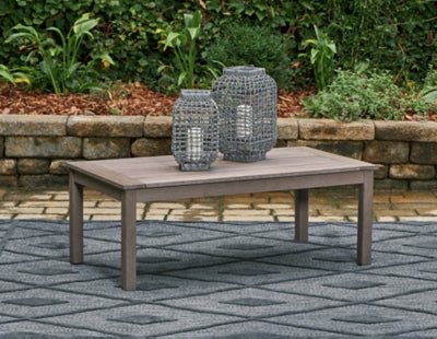 Hillside Barn Outdoor Coffee Table - Dark Brown Coffee Table modern furniture Contempo Furniture