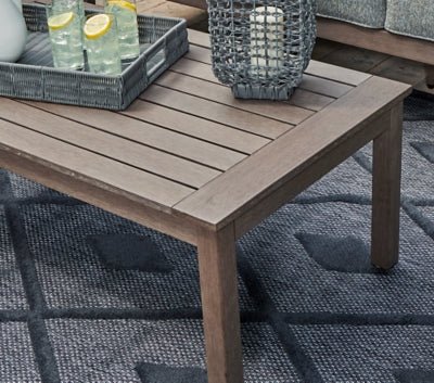 Hillside Barn Outdoor Coffee Table - Dark Brown Coffee Table modern furniture Contempo Furniture