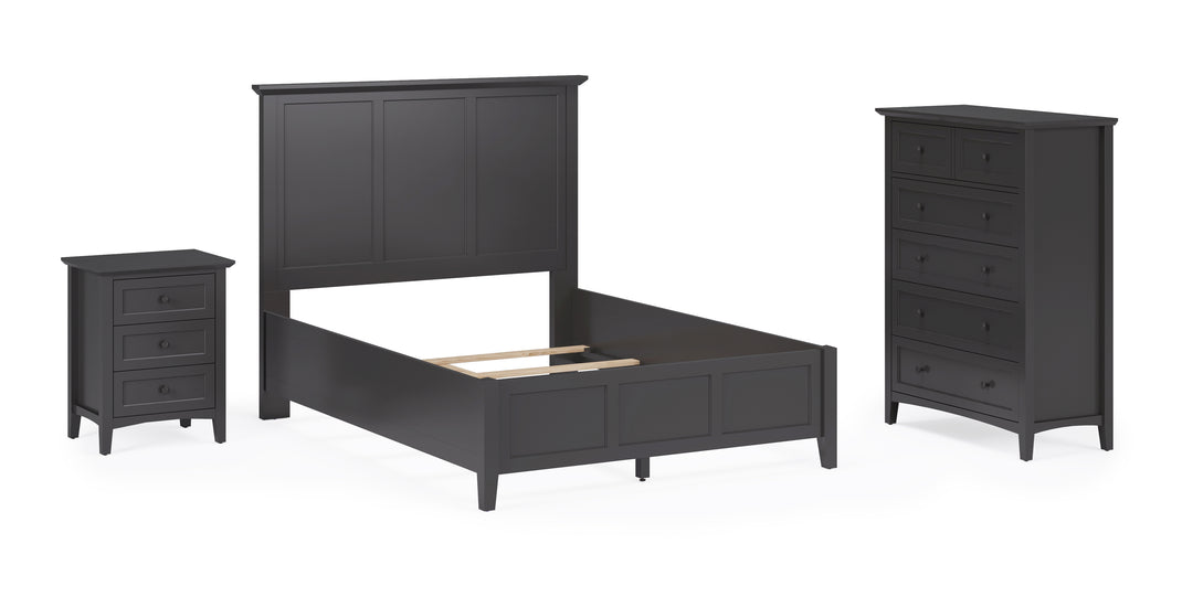 Modus Furniture Pnrb84A Grace Five Drawer Chest In Raven Black 2024