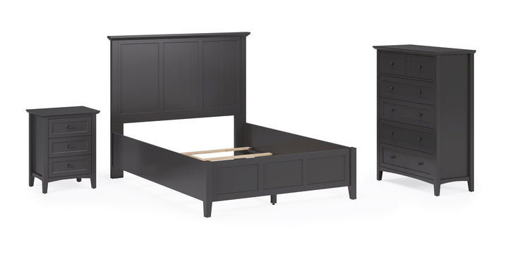 Modus Furniture Pnrb84A Grace Five Drawer Chest In Raven Black 2024