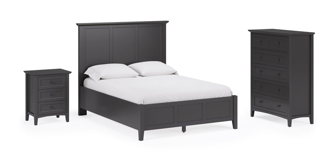 Modus Furniture Pnrb84A Grace Five Drawer Chest In Raven Black 2024