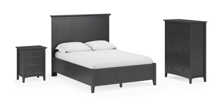 Modus Furniture Pnrb84A Grace Five Drawer Chest In Raven Black 2024