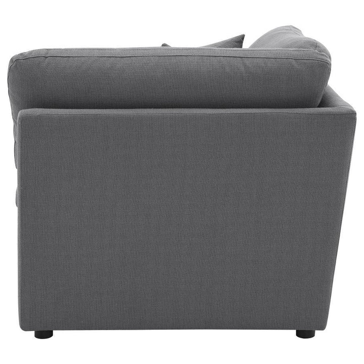 Hobson - Upholstered Corner - Charcoal Corners modern furniture Contempo Furniture