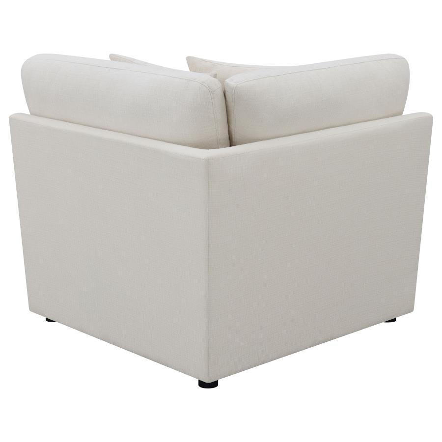 Hobson - Upholstered Corner - Ivory Corners modern furniture Contempo Furniture
