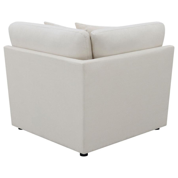 Hobson - Upholstered Corner - Ivory Corners modern furniture Contempo Furniture