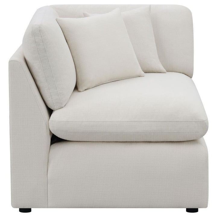 Hobson - Upholstered Corner - Ivory Corners modern furniture Contempo Furniture