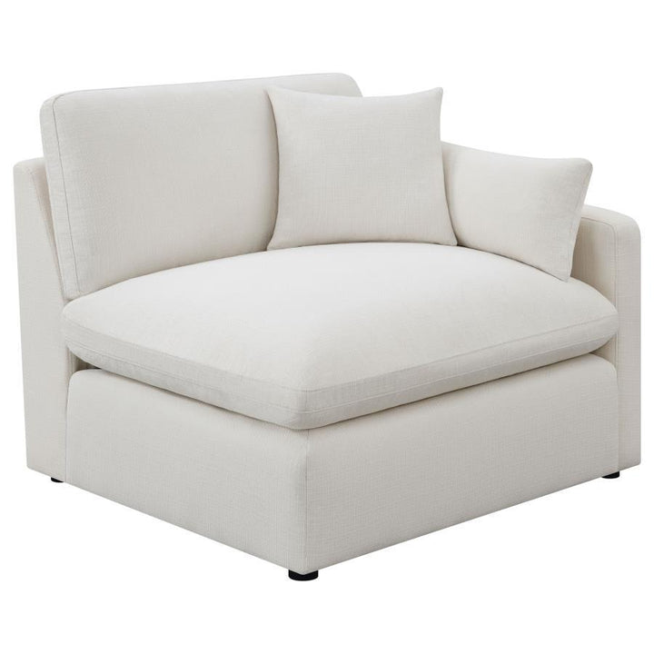 Hobson - Upholstered RAF Chair - Ivory Stationary Chair modern furniture Contempo Furniture