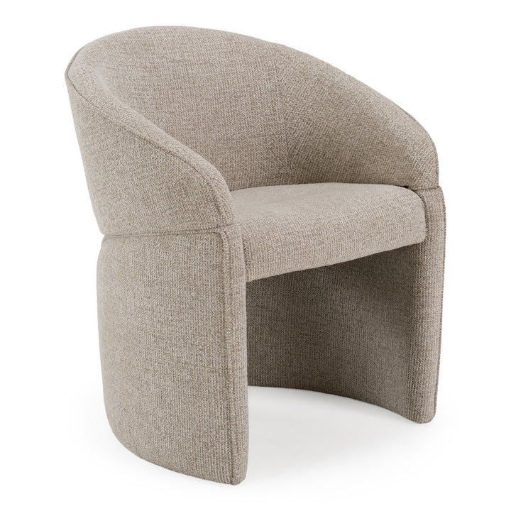 Holborn - Modern Beige Fabric Dining Chair
