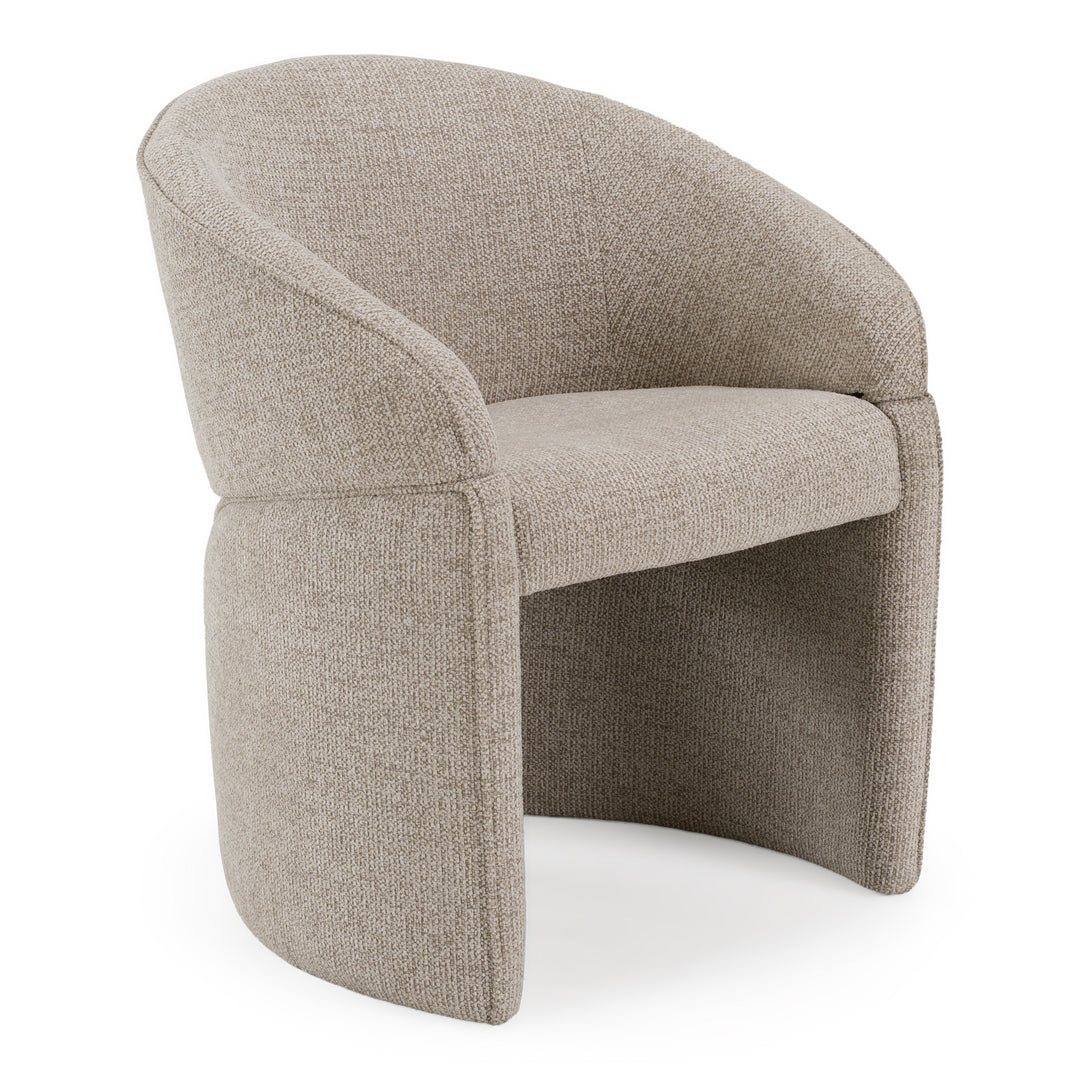 Holborn - Modern Beige Fabric Dining Chair