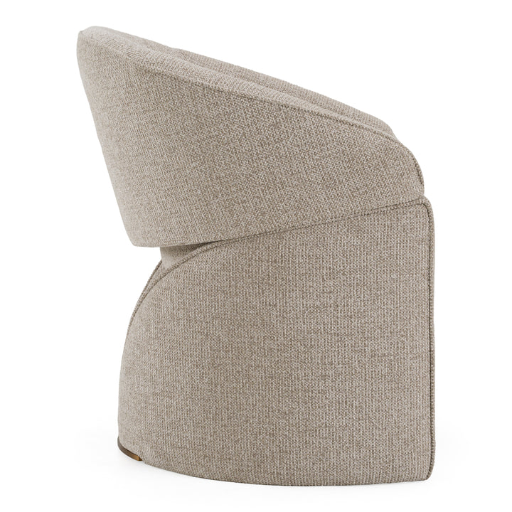 Holborn - Modern Beige Fabric Dining Chair