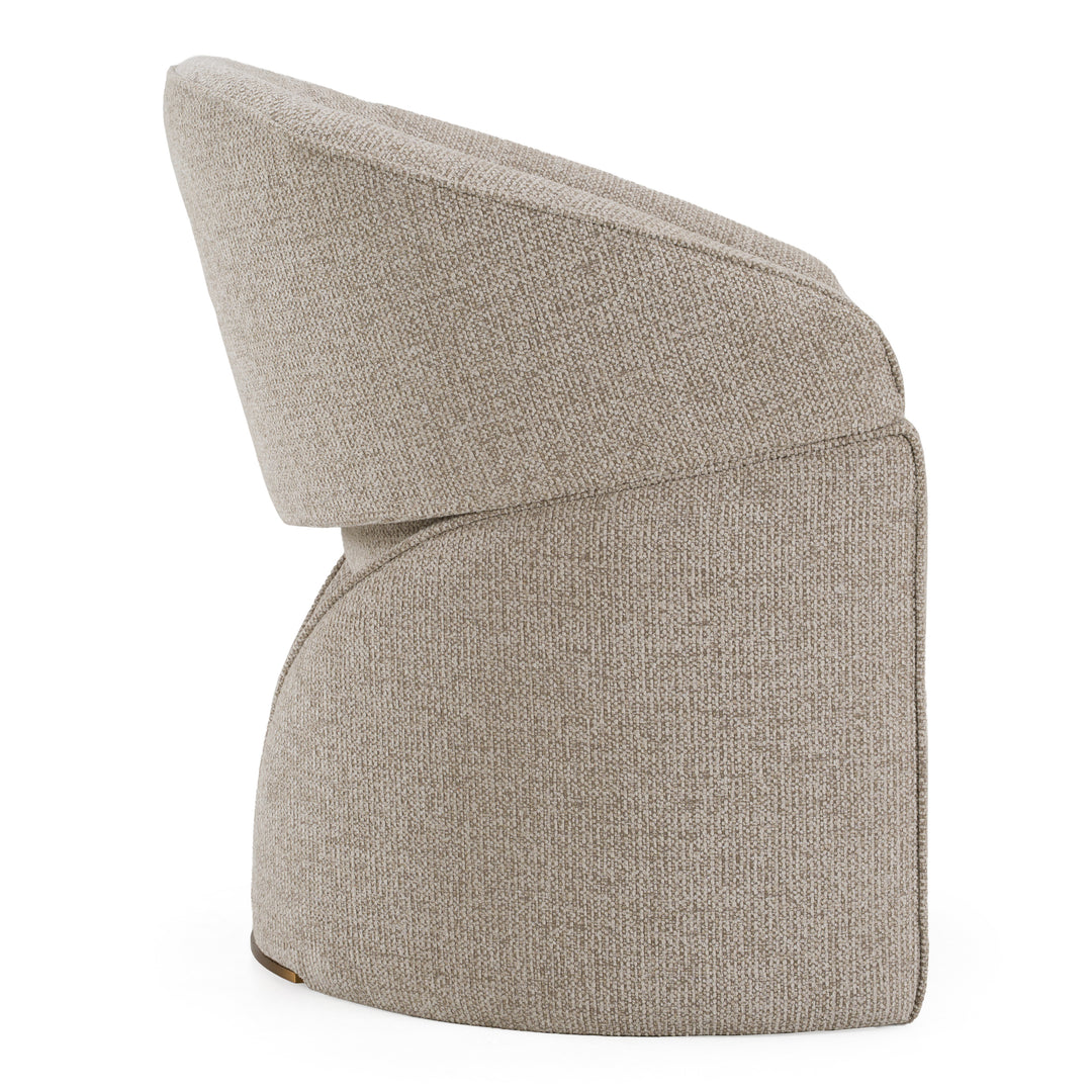 Holborn - Modern Beige Fabric Dining Chair