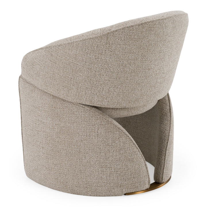 Holborn - Modern Beige Fabric Dining Chair