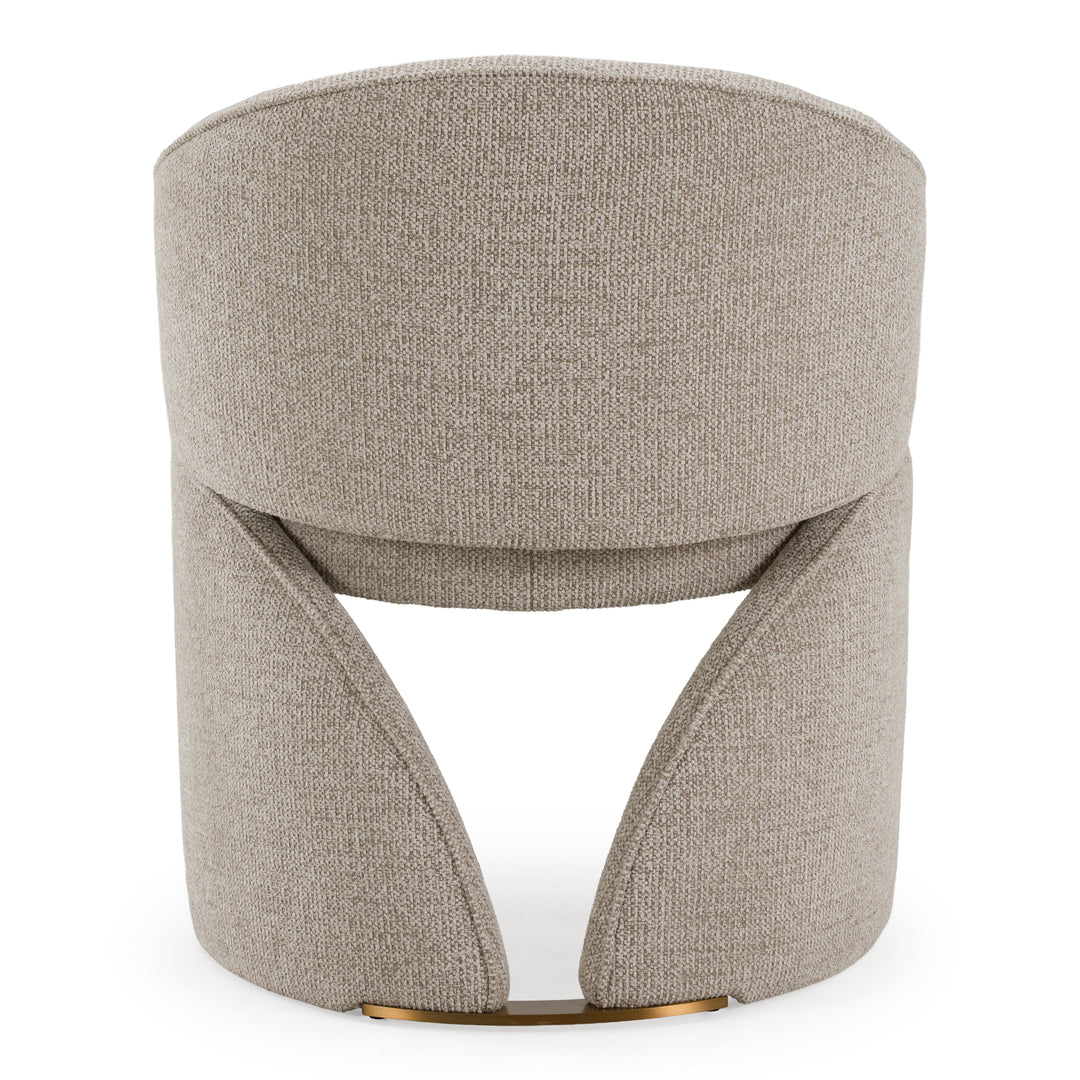Holborn - Modern Beige Fabric Dining Chair