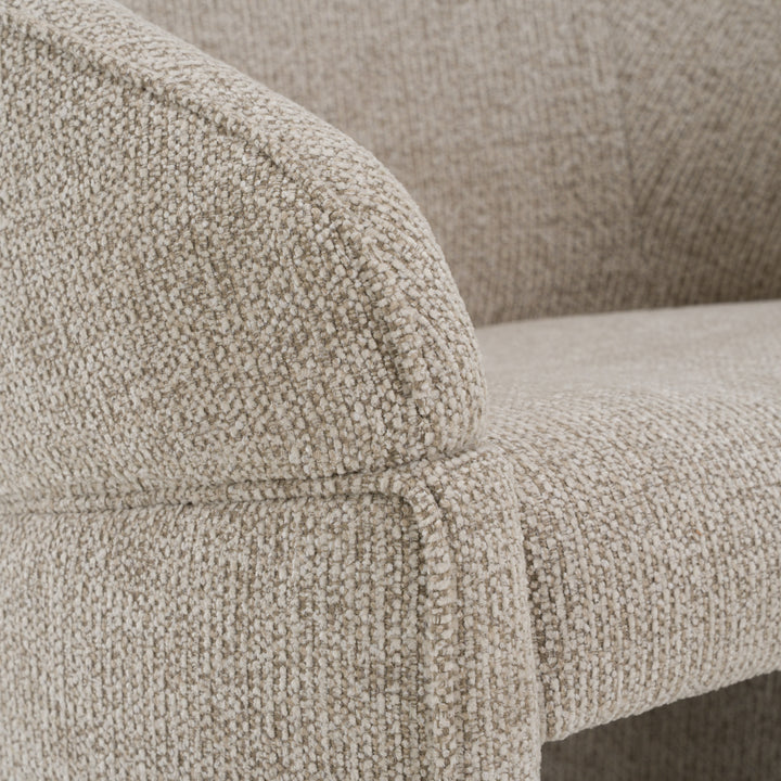 Holborn - Modern Beige Fabric Dining Chair