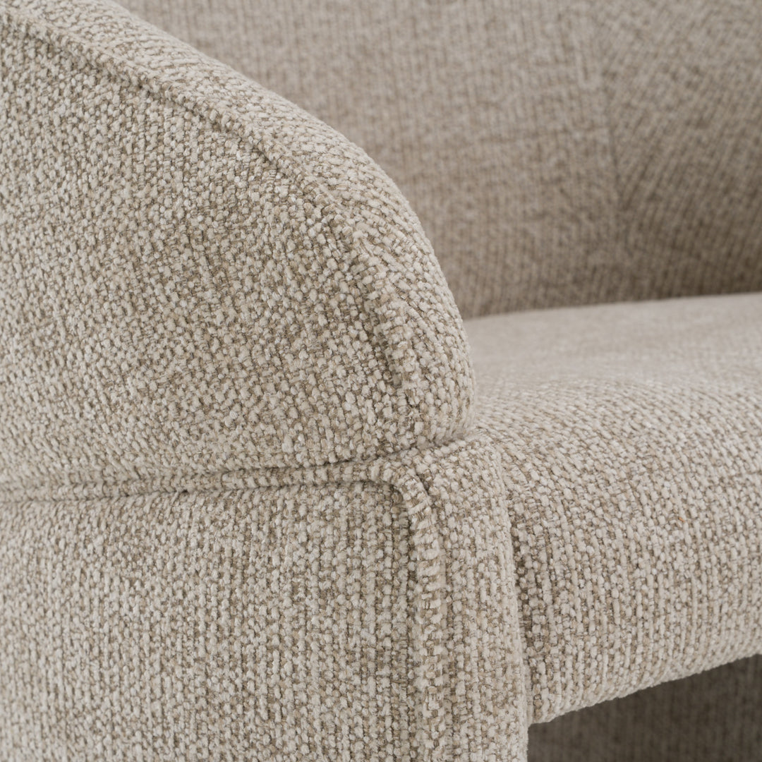 Holborn - Modern Beige Fabric Dining Chair