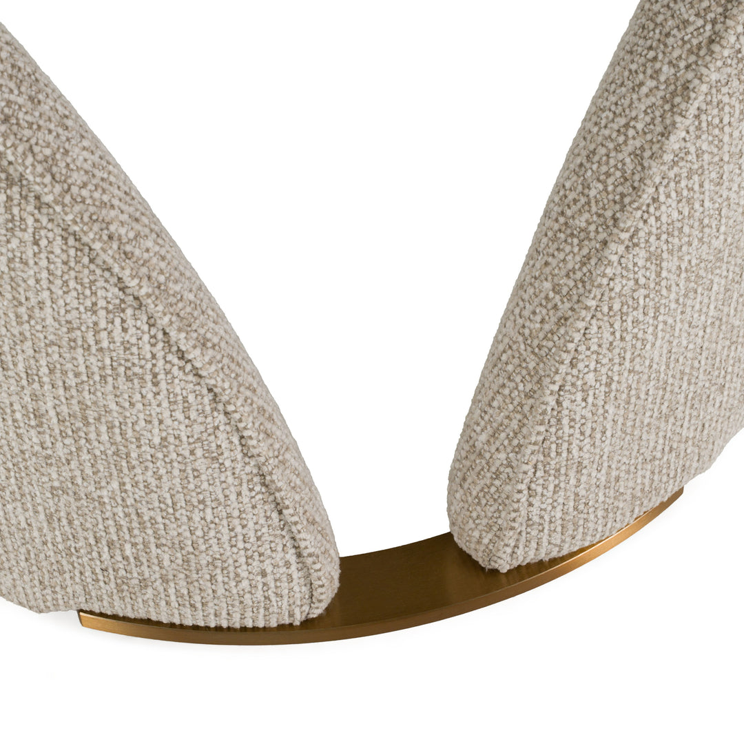 Holborn - Modern Beige Fabric Dining Chair