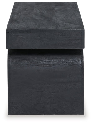 Holgrove Accent Bench - Black Accent Bench modern furniture Contempo Furniture
