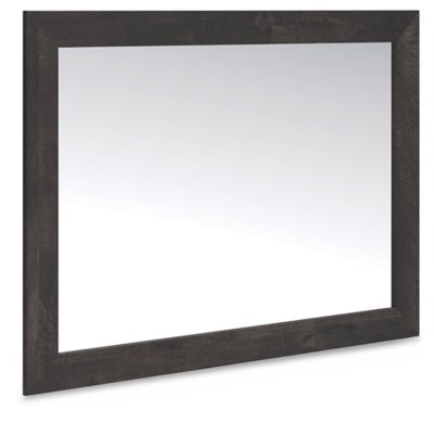 Hollivern Bedroom Mirror - Dark Gray Mirror modern furniture Contempo Furniture