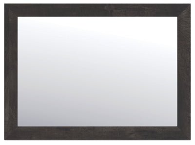 Hollivern Bedroom Mirror - Dark Gray Mirror modern furniture Contempo Furniture