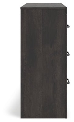 Hollivern Dresser - Dark Gray Dresser modern furniture Contempo Furniture