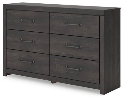 Hollivern Dresser - Dark Gray Dresser modern furniture Contempo Furniture