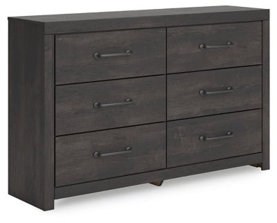 Hollivern Dresser - Dark Gray Dresser modern furniture Contempo Furniture