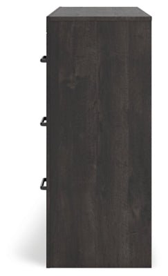 Hollivern Dresser - Dark Gray Dresser modern furniture Contempo Furniture
