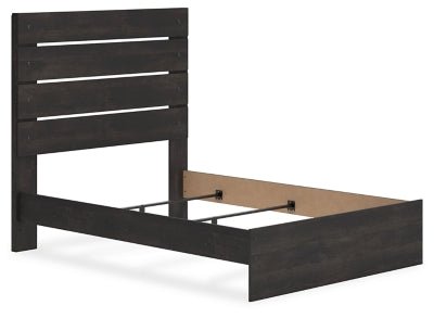 Hollivern Full Panel Bed - Dark Gray Panel Bed modern furniture Contempo Furniture