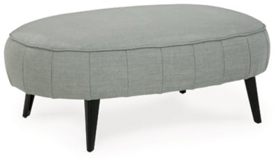 Hollyann Oversized Accent Ottoman - Gray | Ashley Furniture