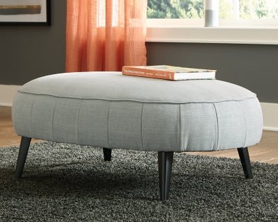 Hollyann Oversized Accent Ottoman - Gray Accent Ottoman modern furniture Contempo Furniture