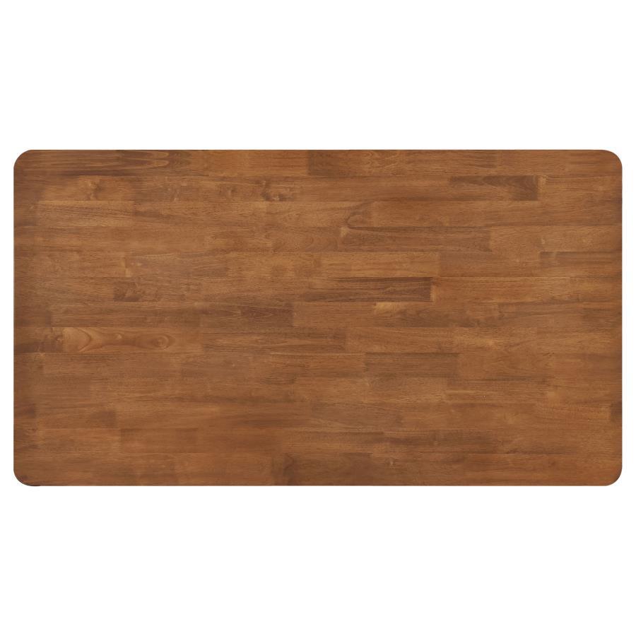 Hollyoak - Rectangular Wood Dining Table - Walnut Dining Table modern furniture Contempo Furniture