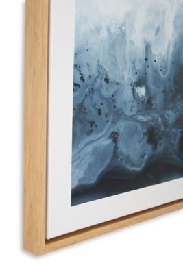 Holport Wall Art (Set of 2) - Blue Framed Prints modern furniture Contempo Furniture