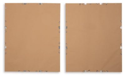 Holport Wall Art (Set of 2) - Blue Framed Prints modern furniture Contempo Furniture